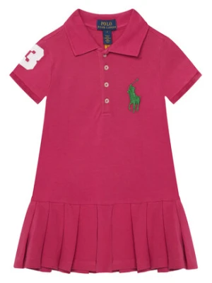 Polo Ralph Lauren Sukienka codzienna 312A95975001 Różowy Regular Fit