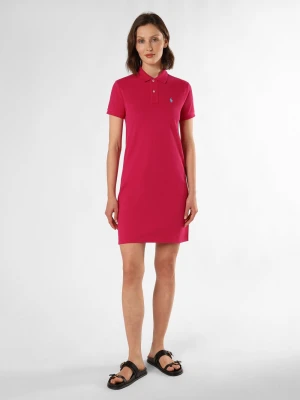 Polo Ralph Lauren Sukienka damska Kobiety Bawełna wyrazisty róż jednolity,