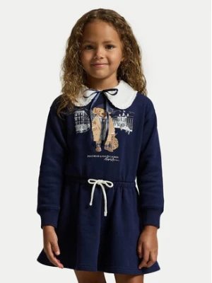 Polo Ralph Lauren Sukienka dzianinowa 312979035001 Granatowy Regular Fit