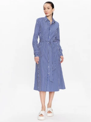 Polo Ralph Lauren Sukienka koszulowa 211891430001 Granatowy Regular Fit