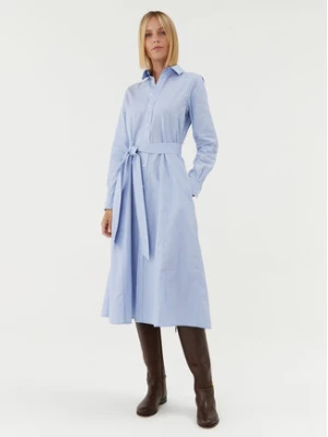 Polo Ralph Lauren Sukienka koszulowa 211910817001 Błękitny Regular Fit