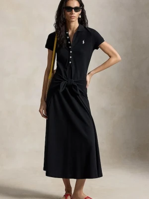 Polo Ralph Lauren sukienka rozkloszowana bawełniana