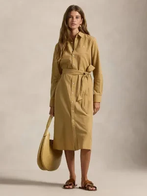 POLO RALPH LAUREN Sukienka | z dodatkiem lnu