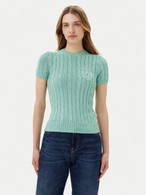 Polo Ralph Lauren Sweter 211895379018 Zielony Slim Fit