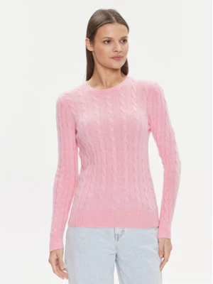 Polo Ralph Lauren Sweter 211910421017 Różowy Regular Fit