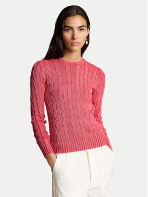 Polo Ralph Lauren Sweter 211935303001 Różowy Slim Fit