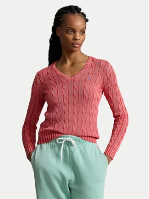 Polo Ralph Lauren Sweter 211935305001 Różowy Slim Fit