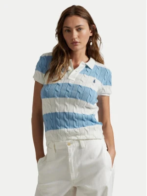 Polo Ralph Lauren Sweter 211943043011 Niebieski Slim Fit