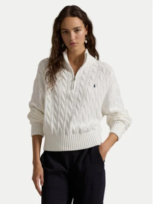 Zdjęcie produktu Polo Ralph Lauren Sweter 211963467 Biały Relaxed Fit