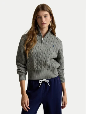 Polo Ralph Lauren Sweter 211963467506 Szary Regular Fit