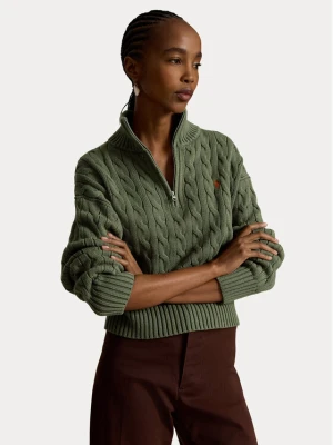 Polo Ralph Lauren Sweter 211963467508 Zielony Regular Fit
