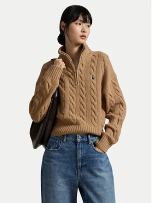 Zdjęcie produktu Polo Ralph Lauren Sweter 211972130002 Beżowy Relaxed Fit