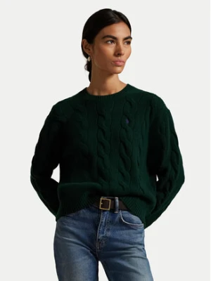 Polo Ralph Lauren Sweter 211A91216008 Zielony Straight Fit