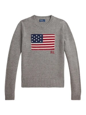 Polo Ralph Lauren Sweter 211B28830002 Szary Regular Fit