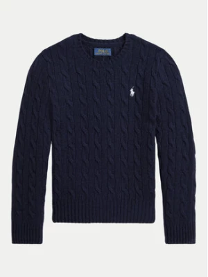 Polo Ralph Lauren Sweter 313877375008 Granatowy Regular Fit