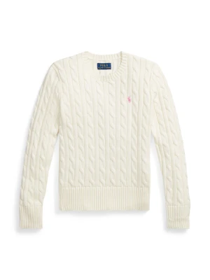 Polo Ralph Lauren Sweter 313901316011 Écru Regular Fit Kremowy