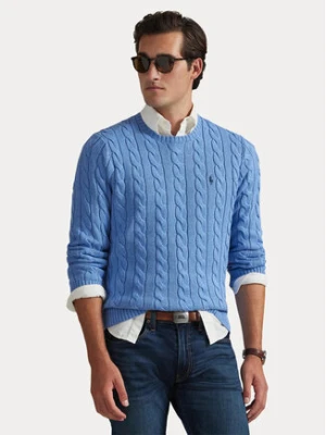 Polo Ralph Lauren Sweter 710775885006 Niebieski Regular Fit
