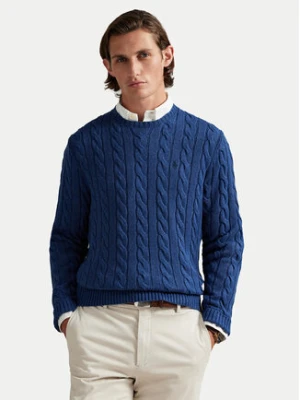 Polo Ralph Lauren Sweter 710775885532 Granatowy Regular Fit