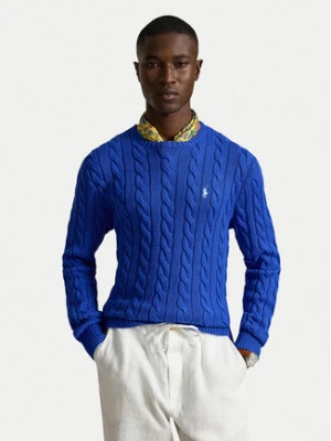 Polo Ralph Lauren Sweter 710775885546 Niebieski Regular Fit
