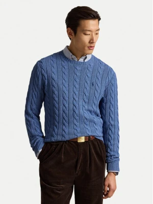 Polo Ralph Lauren Sweter 710775885548 Niebieski Regular Fit