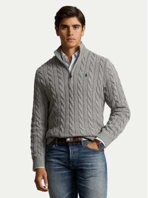 Polo Ralph Lauren Sweter 710810841002 Szary Regular Fit