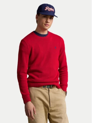 Polo Ralph Lauren Sweter 710810846017 Czerwony Regular Fit