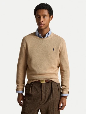 Polo Ralph Lauren Sweter 710810846034 Beżowy Regular Fit