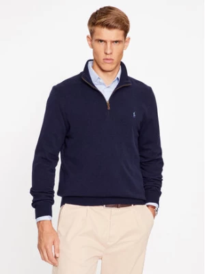 Polo Ralph Lauren Sweter 710876756001 Granatowy Regular Fit