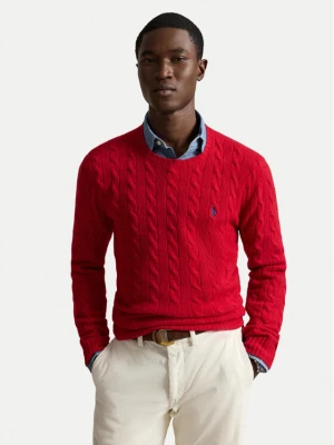 Polo Ralph Lauren Sweter 710876762006 Czerwony Regular Fit