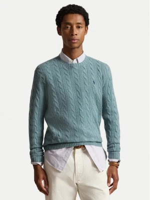 Polo Ralph Lauren Sweter 710876762506 Zielony jasny Regular Fit
