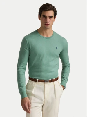 Polo Ralph Lauren Sweter 710890558508 Zielony Slim Fit
