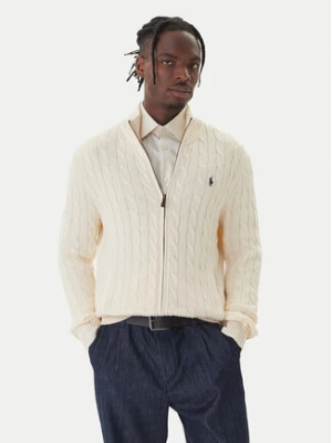 Polo Ralph Lauren Sweter 710899975005 Écru Regular Fit