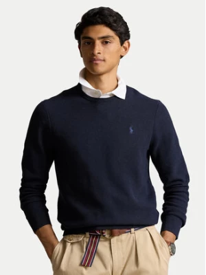 Polo Ralph Lauren Sweter 710918163001 Granatowy Regular Fit