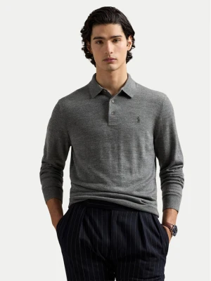Polo Ralph Lauren Sweter 710941104003 Szary ciemny Regular Fit