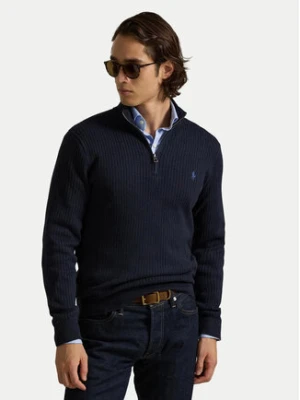Polo Ralph Lauren Sweter 710979101001 Granatowy Regular Fit