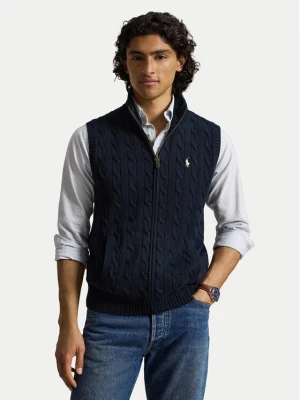 Polo Ralph Lauren Sweter 710B23522003 Granatowy Regular Fit
