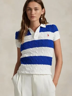 Polo Ralph Lauren sweter bawełniany kolor biały 211943043