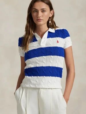 Polo Ralph Lauren sweter bawełniany kolor biały 211943043