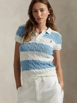 Polo Ralph Lauren sweter bawełniany kolor biały 211943043
