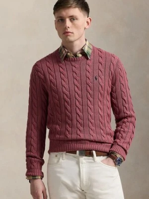 Polo Ralph Lauren sweter bawełniany kolor czerwony 710775885