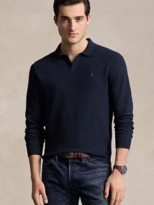 Polo Ralph Lauren sweter bawełniany LSL-PLO kolor szary  710946140