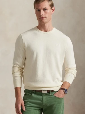 Polo Ralph Lauren sweter bawełniany męski kolor beżowy 710973589