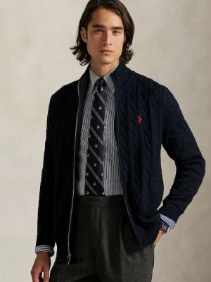 Polo Ralph Lauren sweter bawełniany męski kolor granatowy 710899975