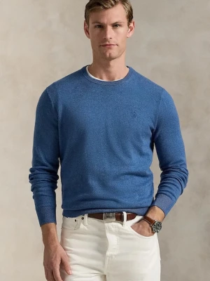 Polo Ralph Lauren sweter bawełniany męski kolor niebieski 710973589