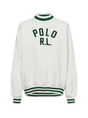 Polo Ralph Lauren Sweter damski Kobiety Bawełna biały jednolity,