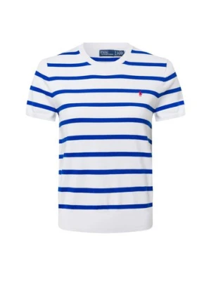 Polo Ralph Lauren Sweter damski Kobiety Bawełna biały|niebieski w paski,