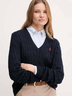 Polo Ralph Lauren sweter damski kolor granatowy 211971870