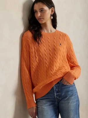Polo Ralph Lauren sweter damski kolor pomarańczowy 211972115