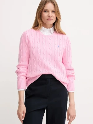 Polo Ralph Lauren sweter damski kolor różowy 211971869