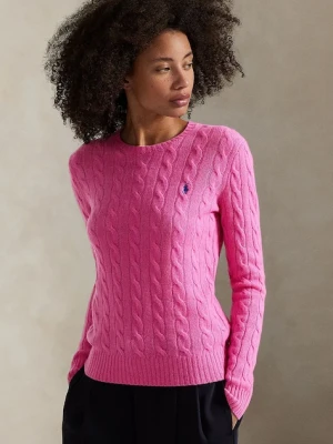 Polo Ralph Lauren sweter damski kolor różowy lekki 211971865